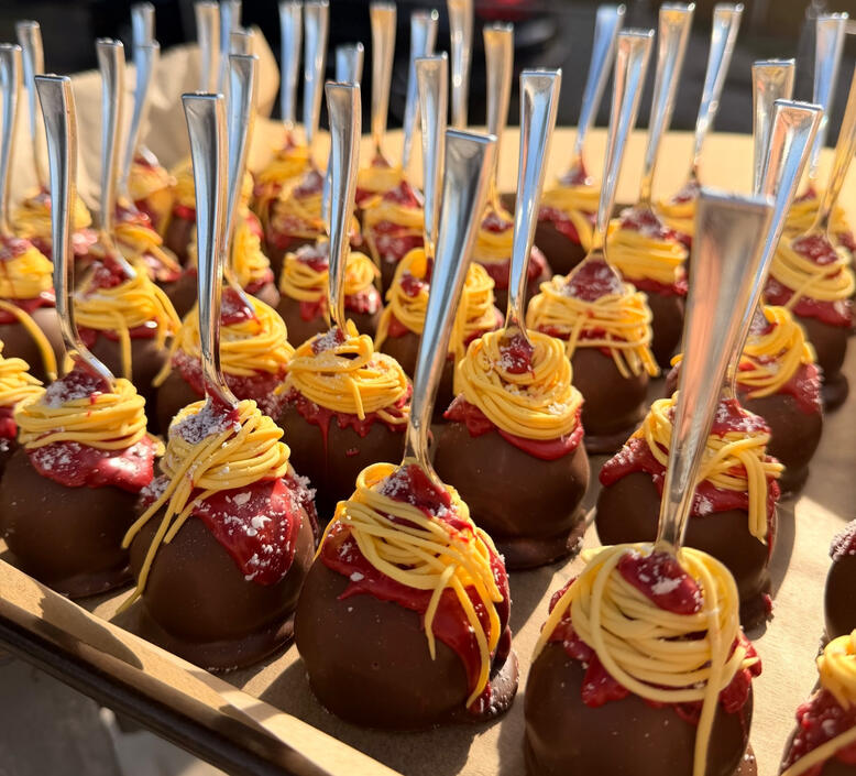 meatball cake pops